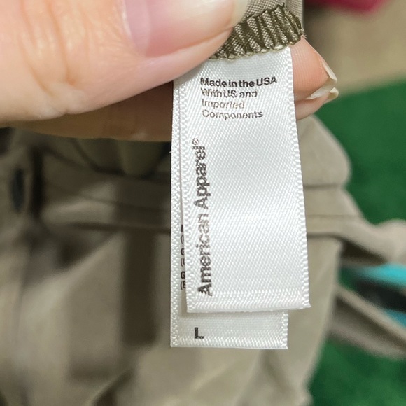 NWOT - L - American Apparel Frankie Jumpsuit Romper Hampton Green - Picture 6 of 7